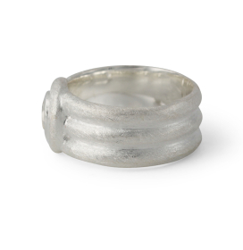 Vorschau: Silberring mit 6mm Bergkristall Vorschau: Silberring mit 6mm Bergkristall